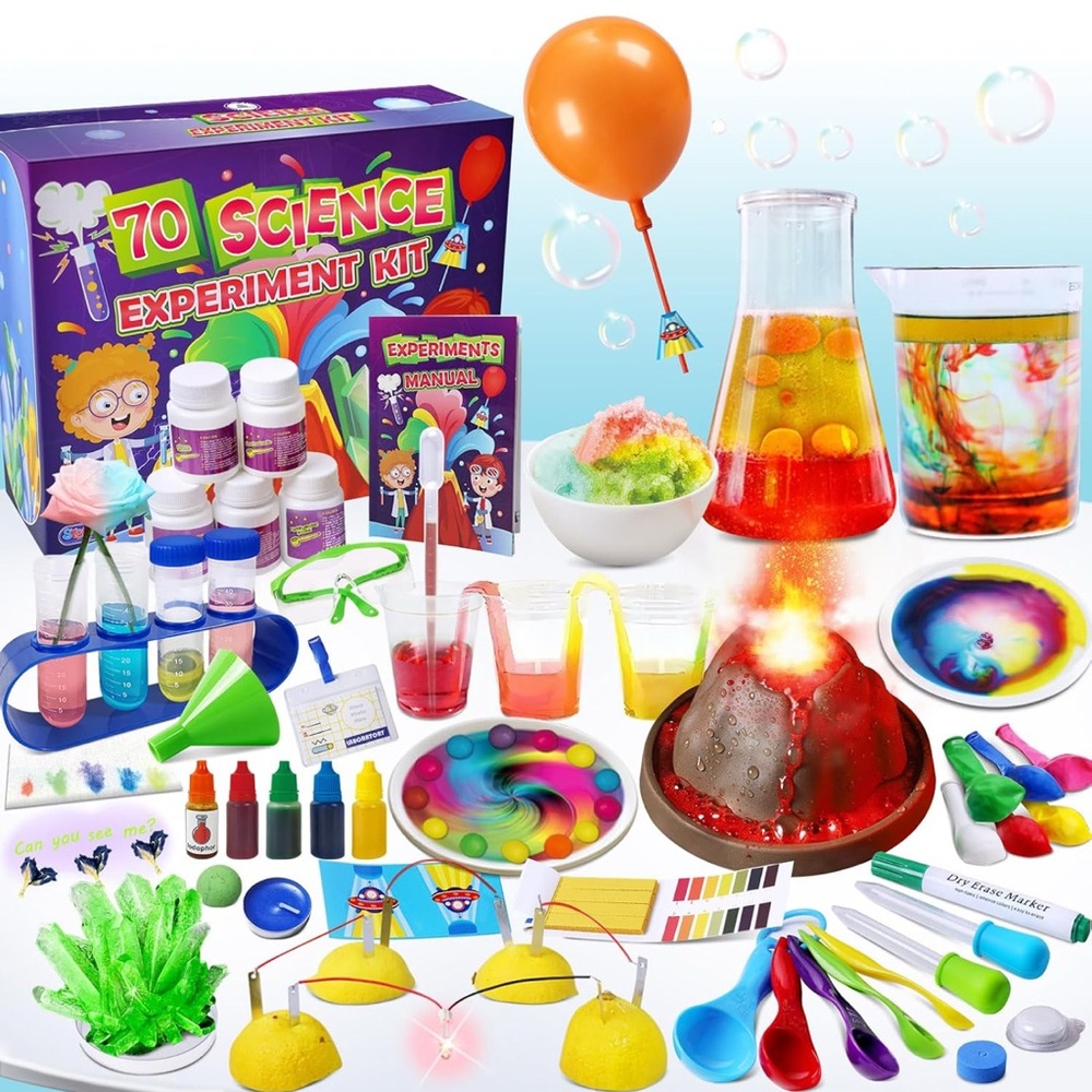 Science Experiment Kit for Kids - 70 Experiments - Purple
